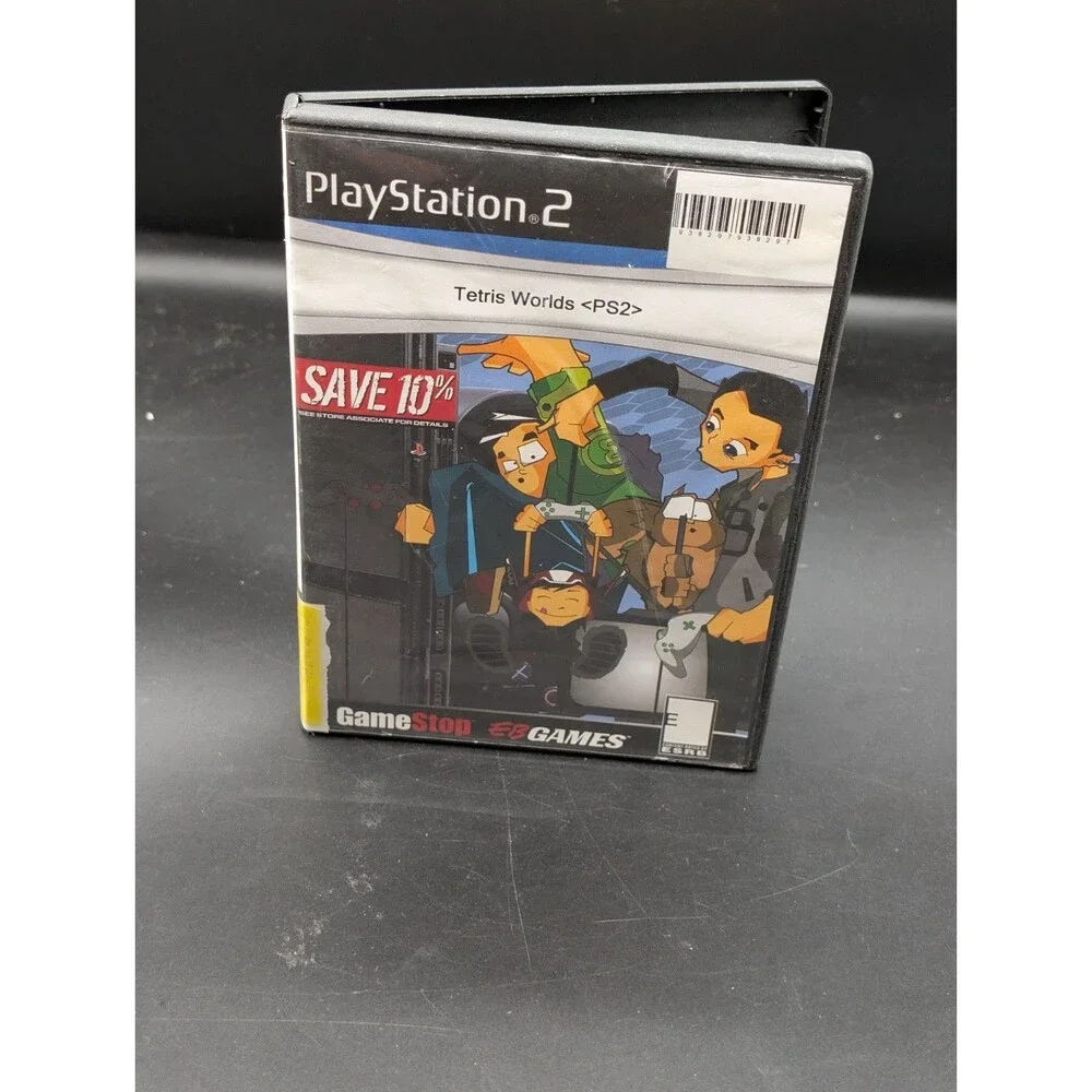Tetris Worlds Sony PlayStation 2 PS2 Disc Case No Manual THQ